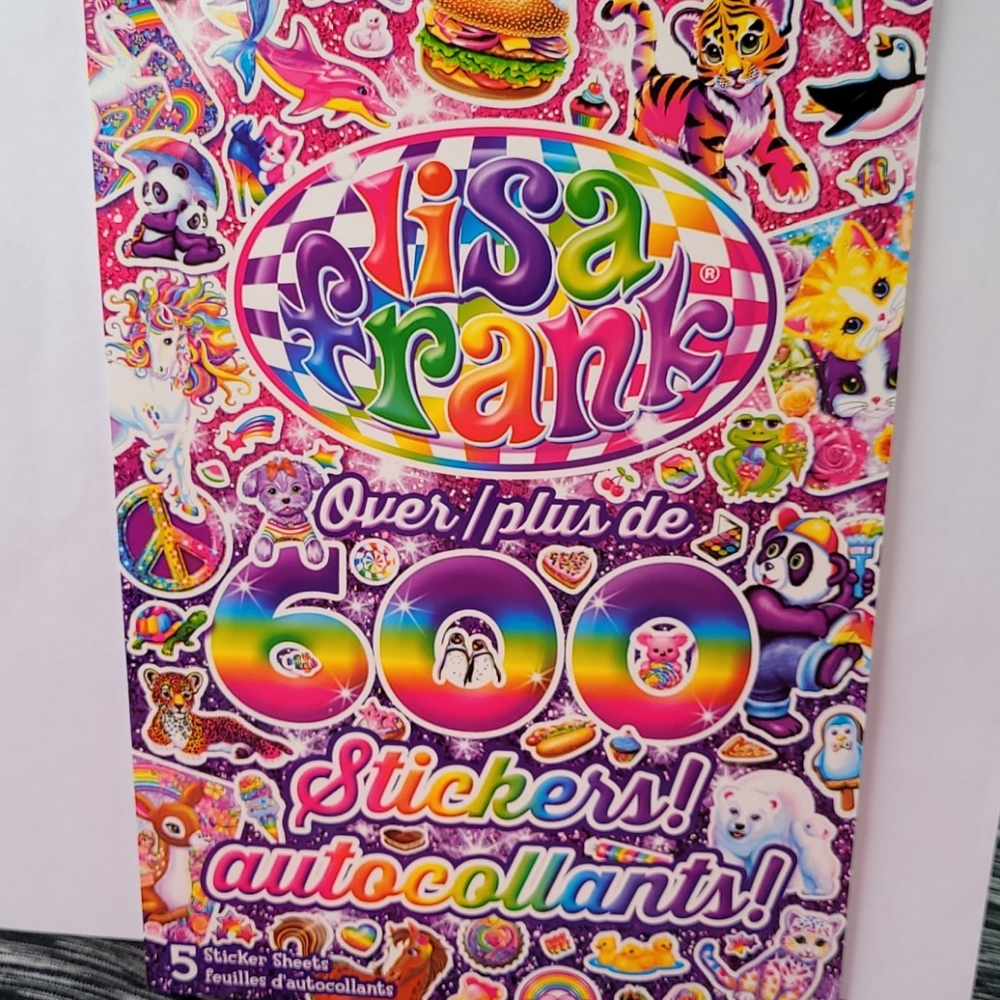 600 NOSTALGIC Lisa Frank Stickers